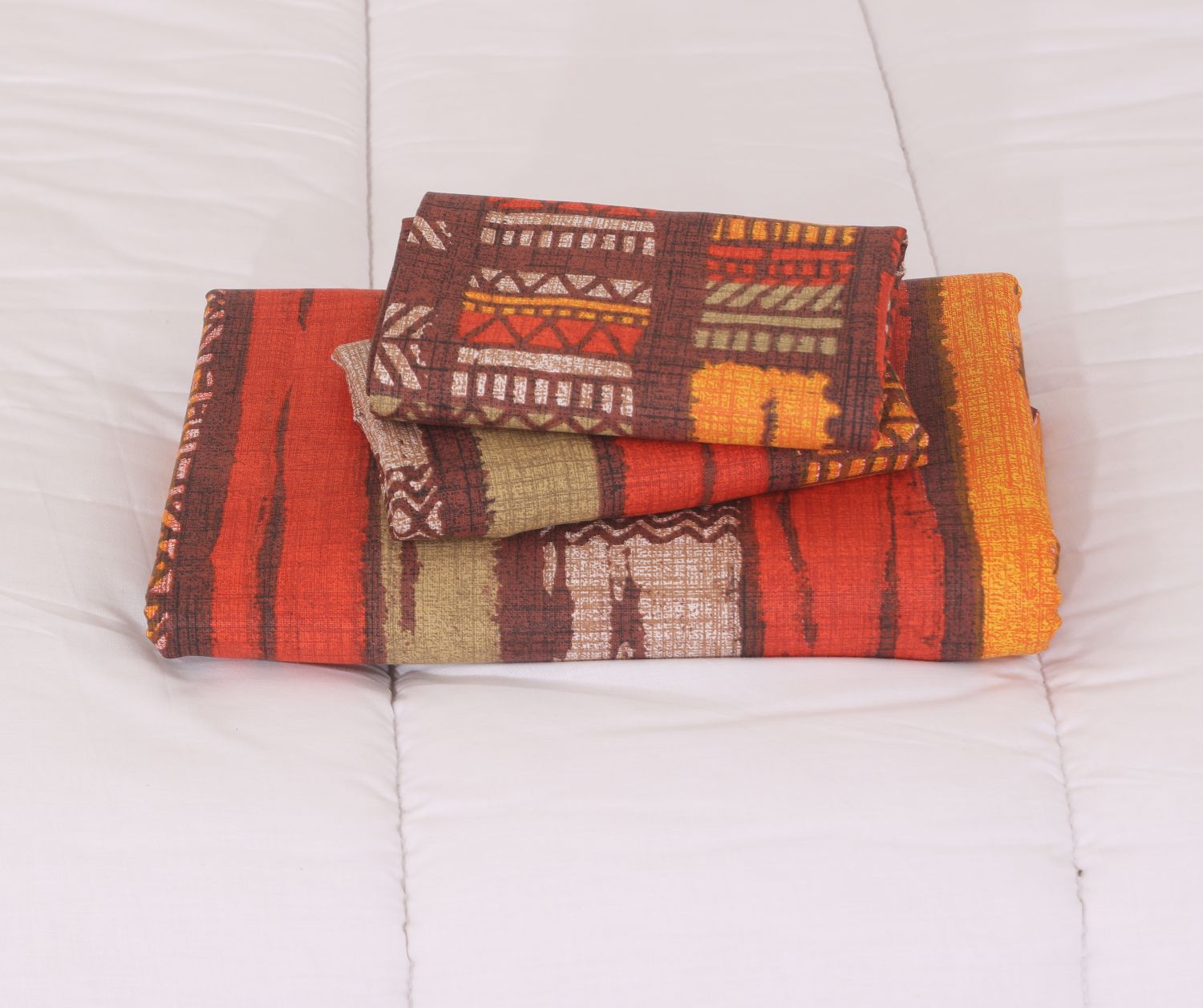 brick bedsheet set - 3 pcs