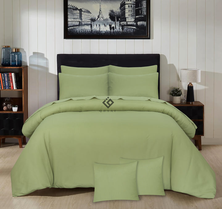 C.GREEN LUXURY DUVET COVERS SET- 8 PCS