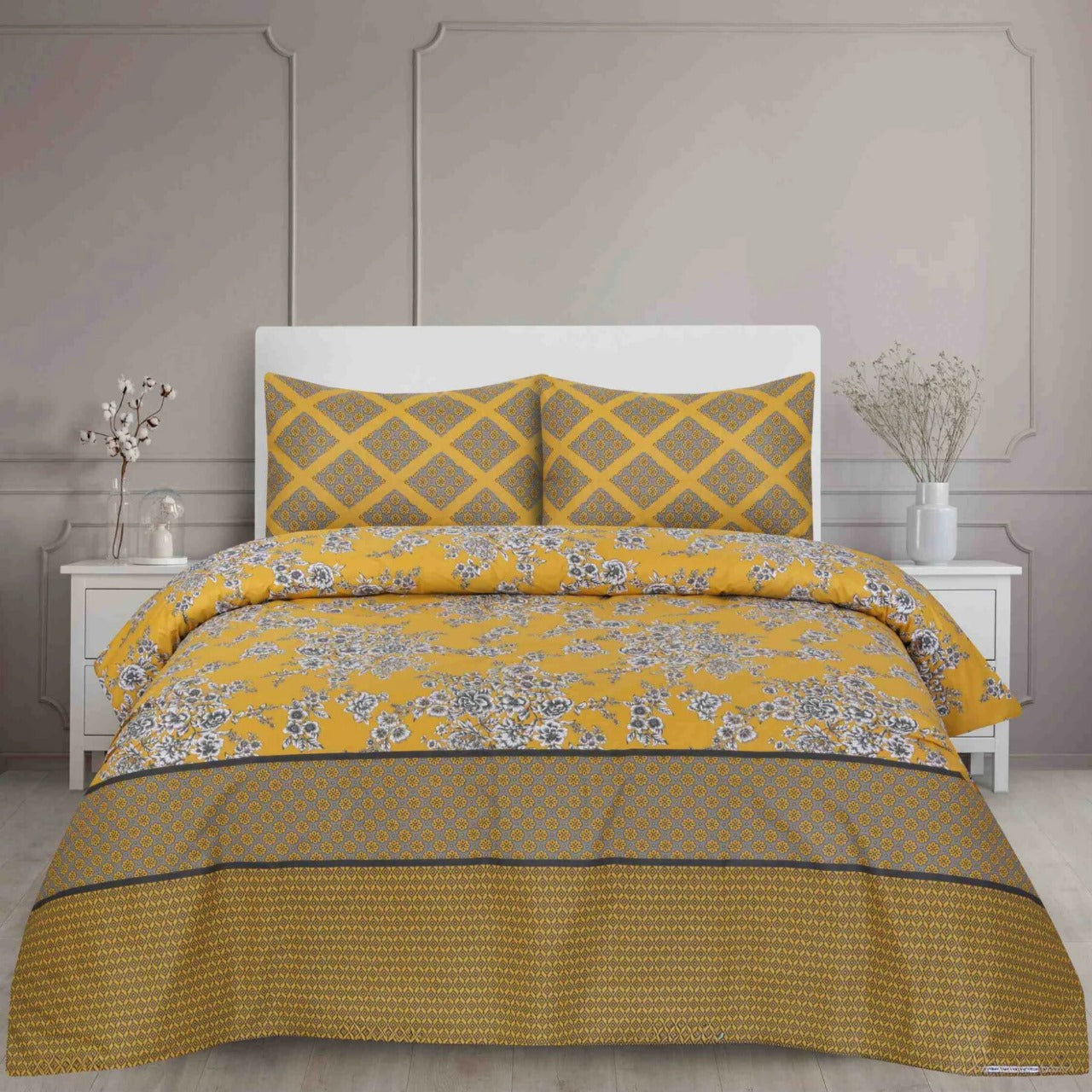 ohio bedsheet set - 3 pcs (premium)