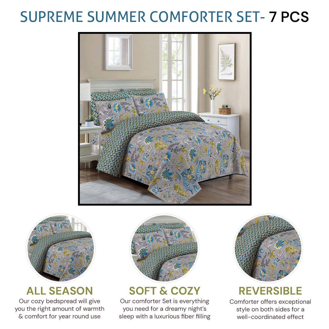 supreme comforter set- 7 pcs