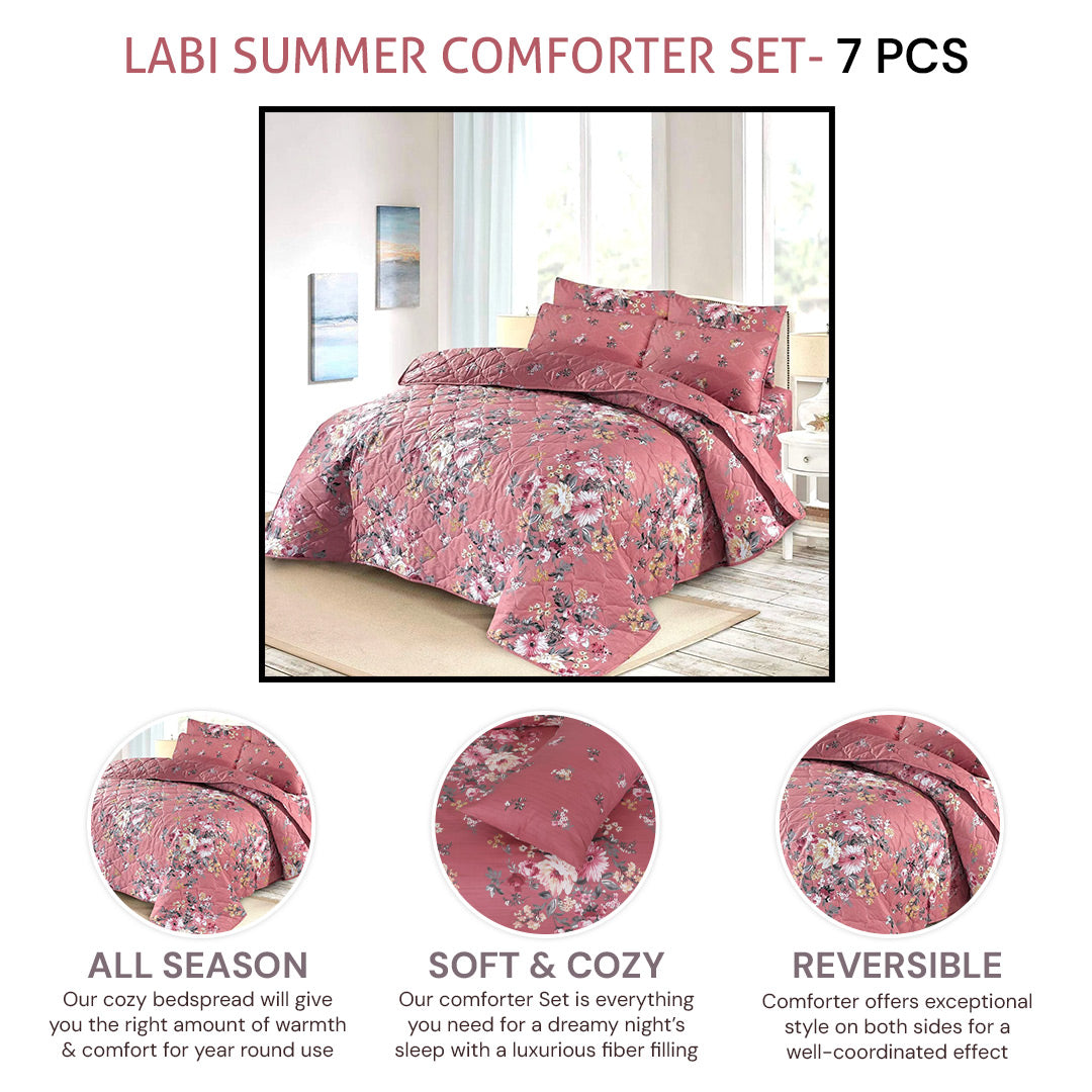 labi summer comforter set- 7 pcs