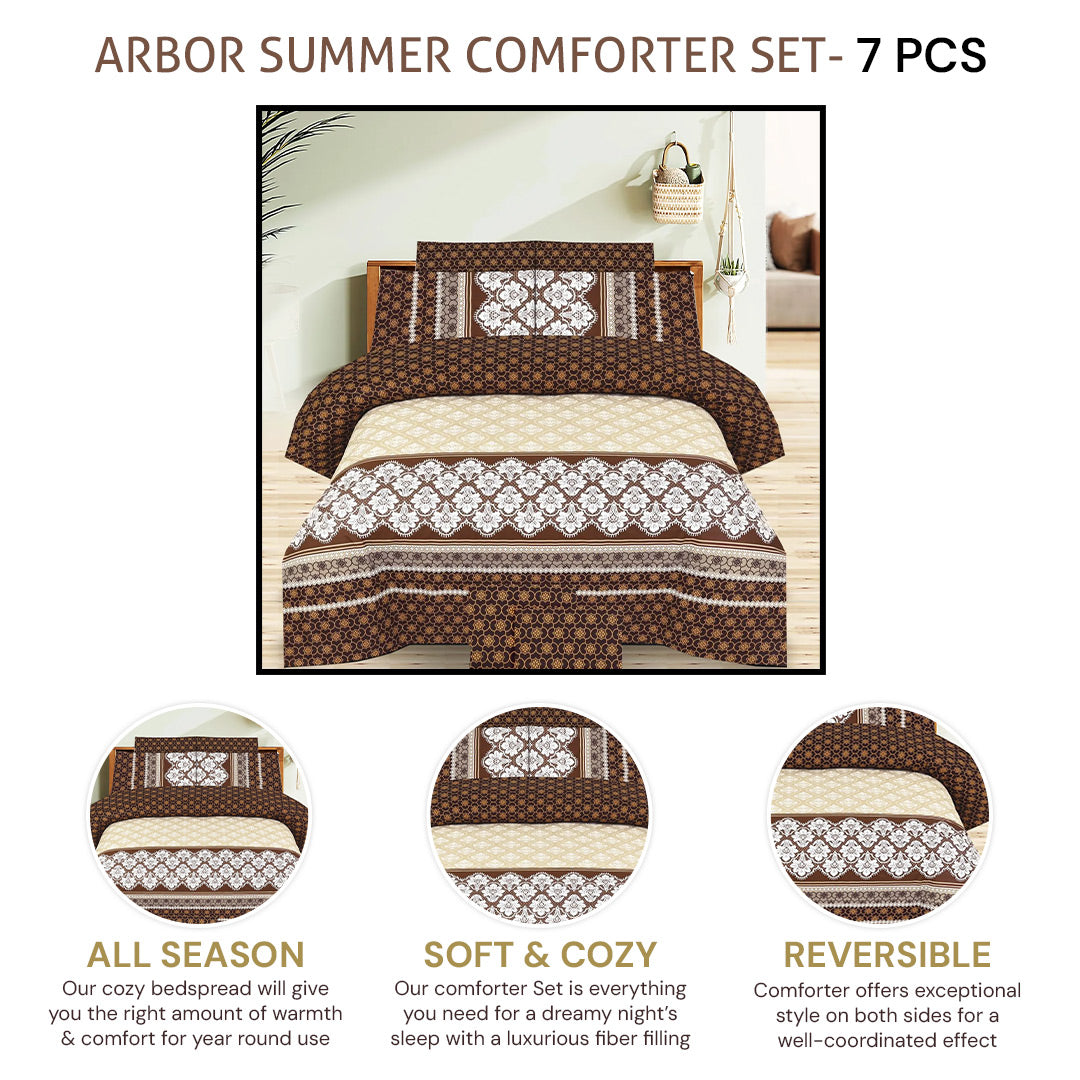 arbor comforter set- 7 pcs