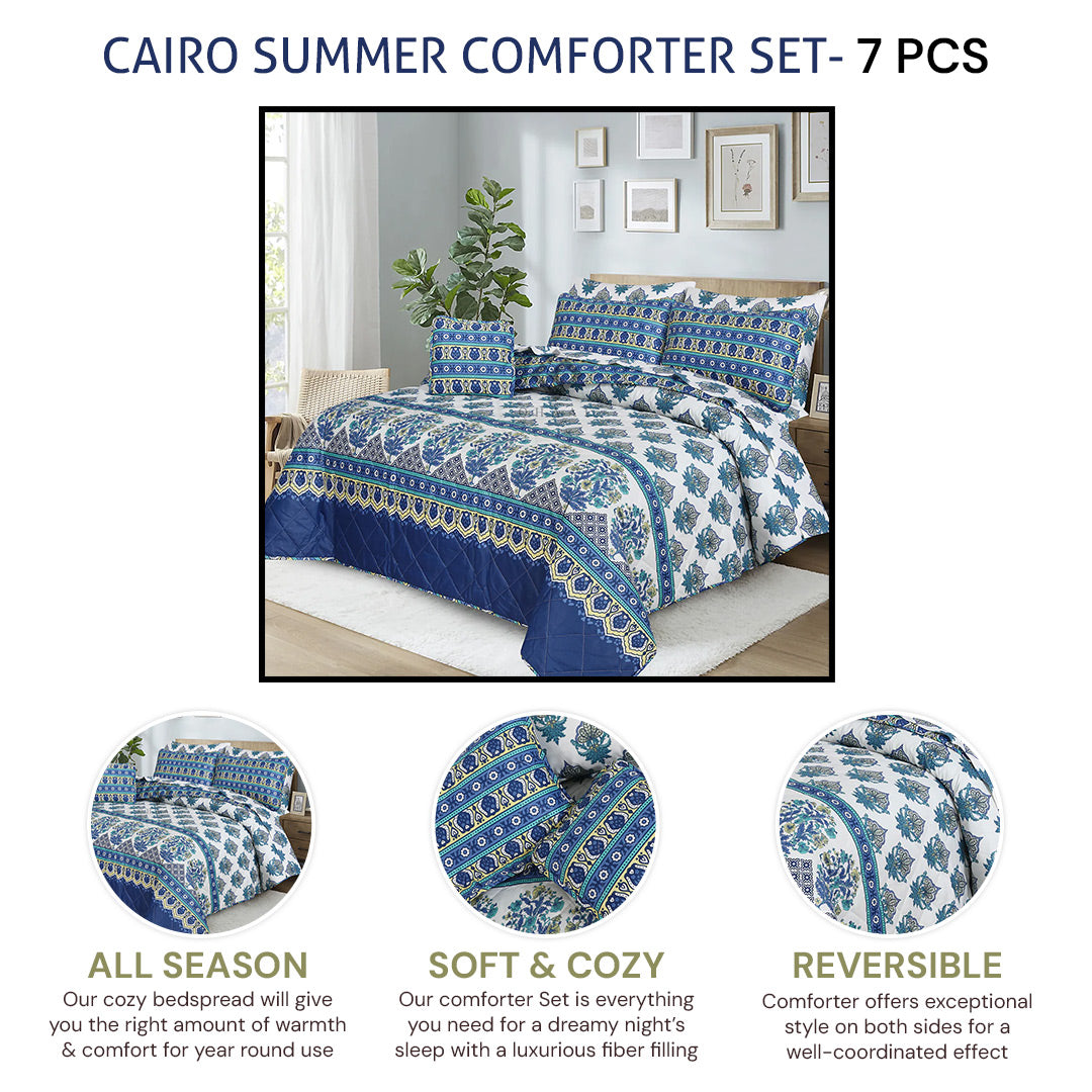 cairo comforter set- 7 pcs