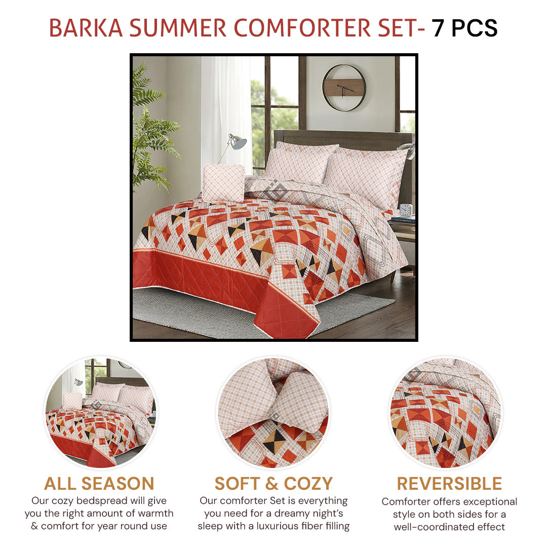 barka comforter set- 7 pcs