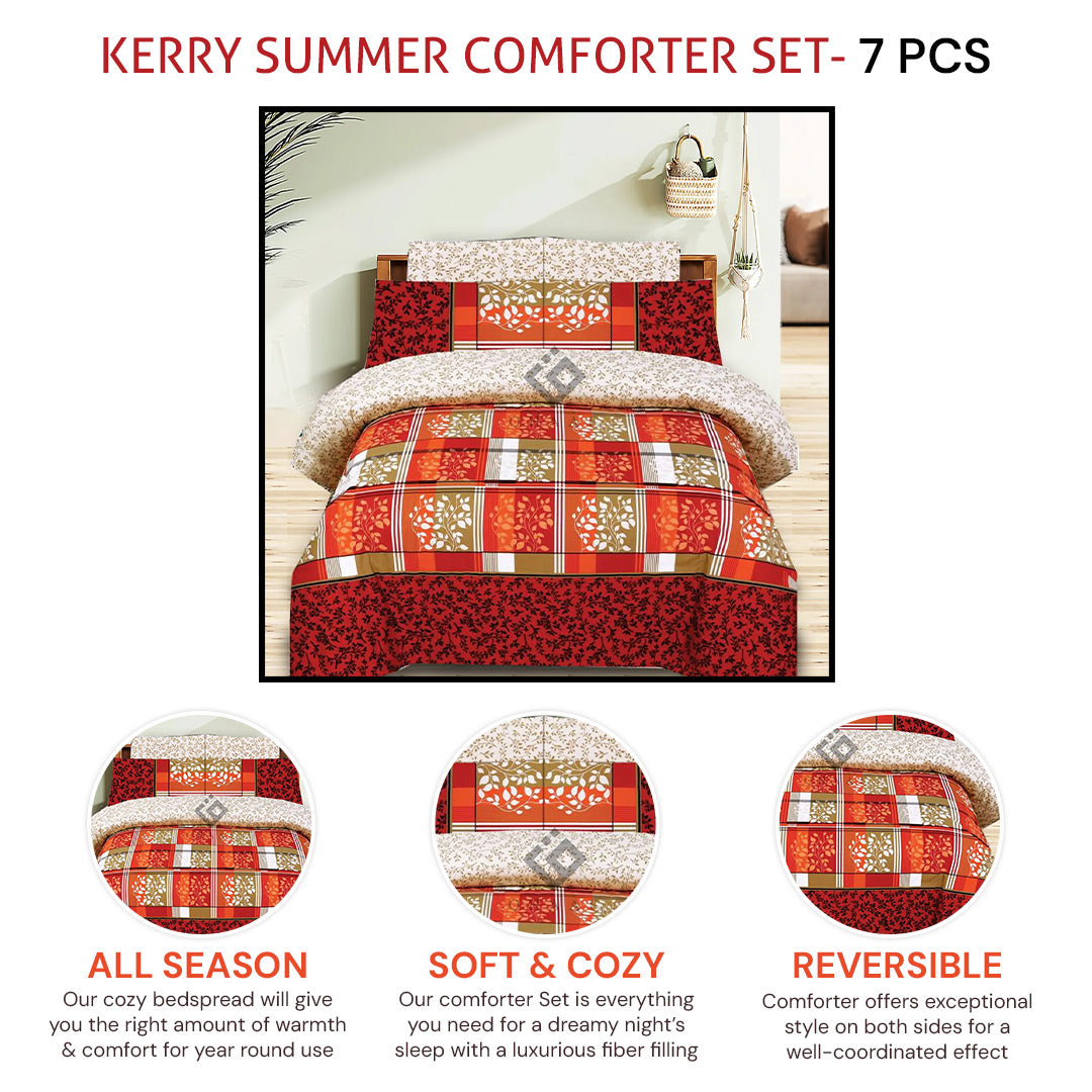 kerry comforter set- 7 pcs