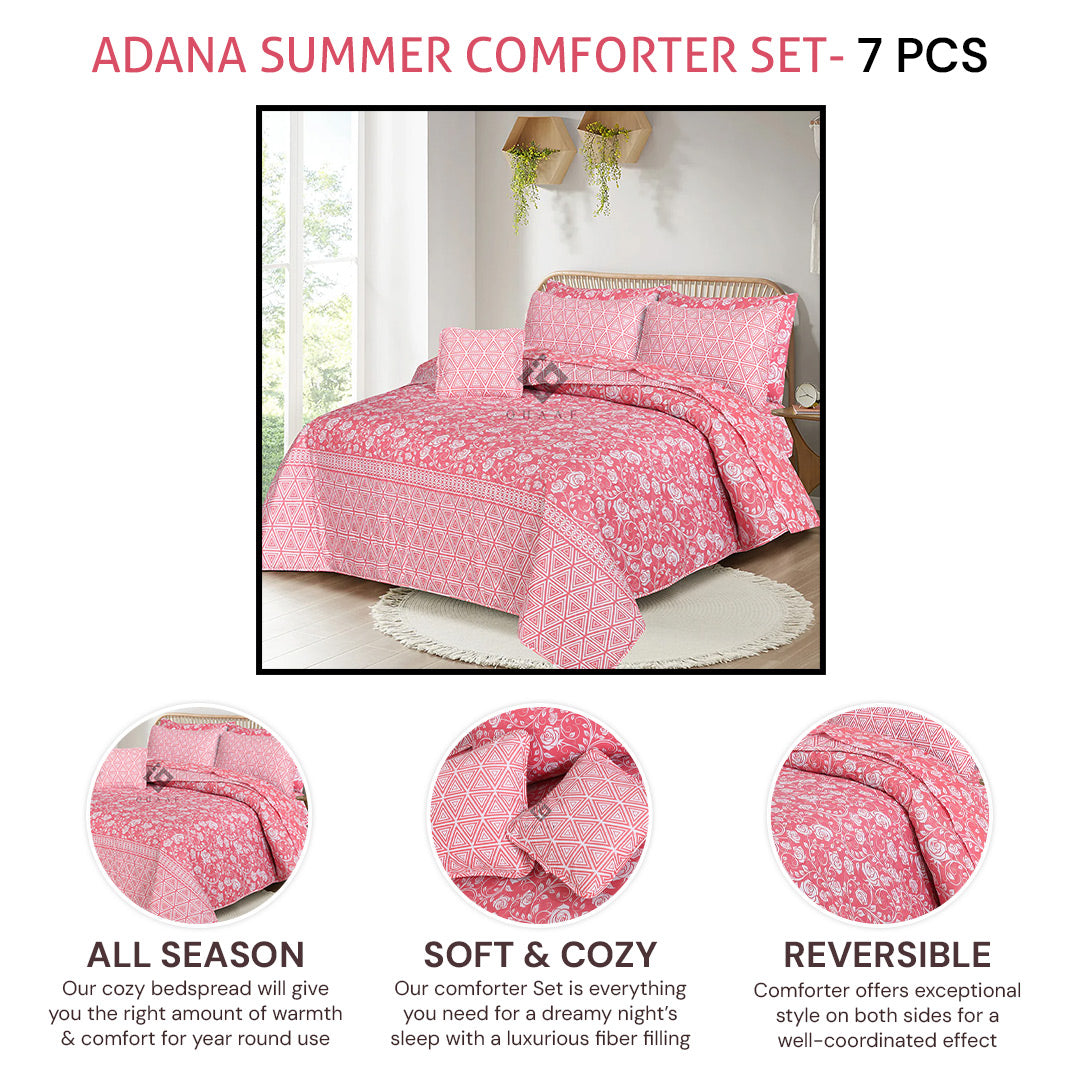 adana comforter set- 7 pcs