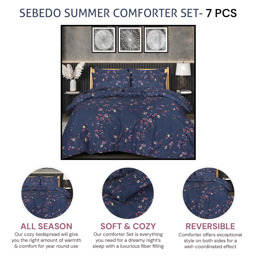 sebedo comforter set- 7 pcs