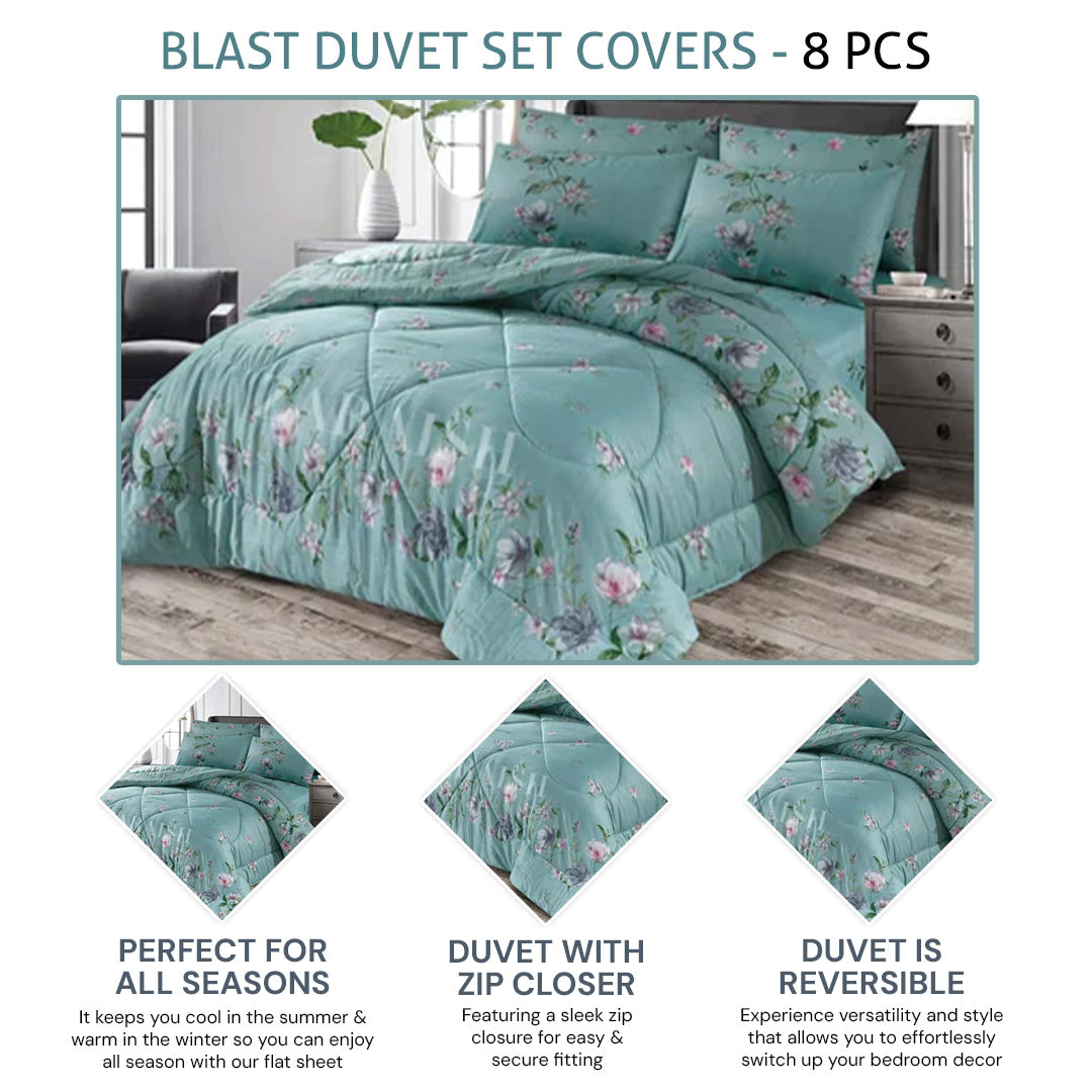 blast  duvet set covers - 8 pcs (premium)