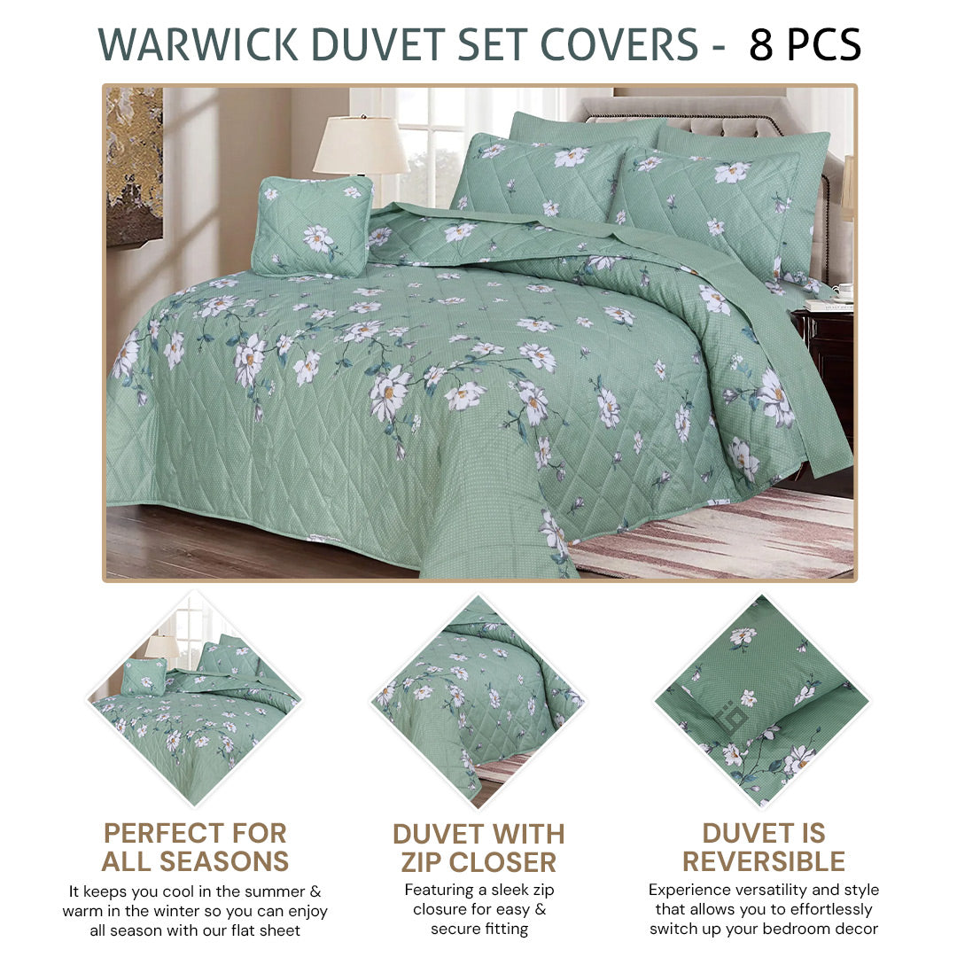 warwick duvet set covers - 8 pcs (premium)