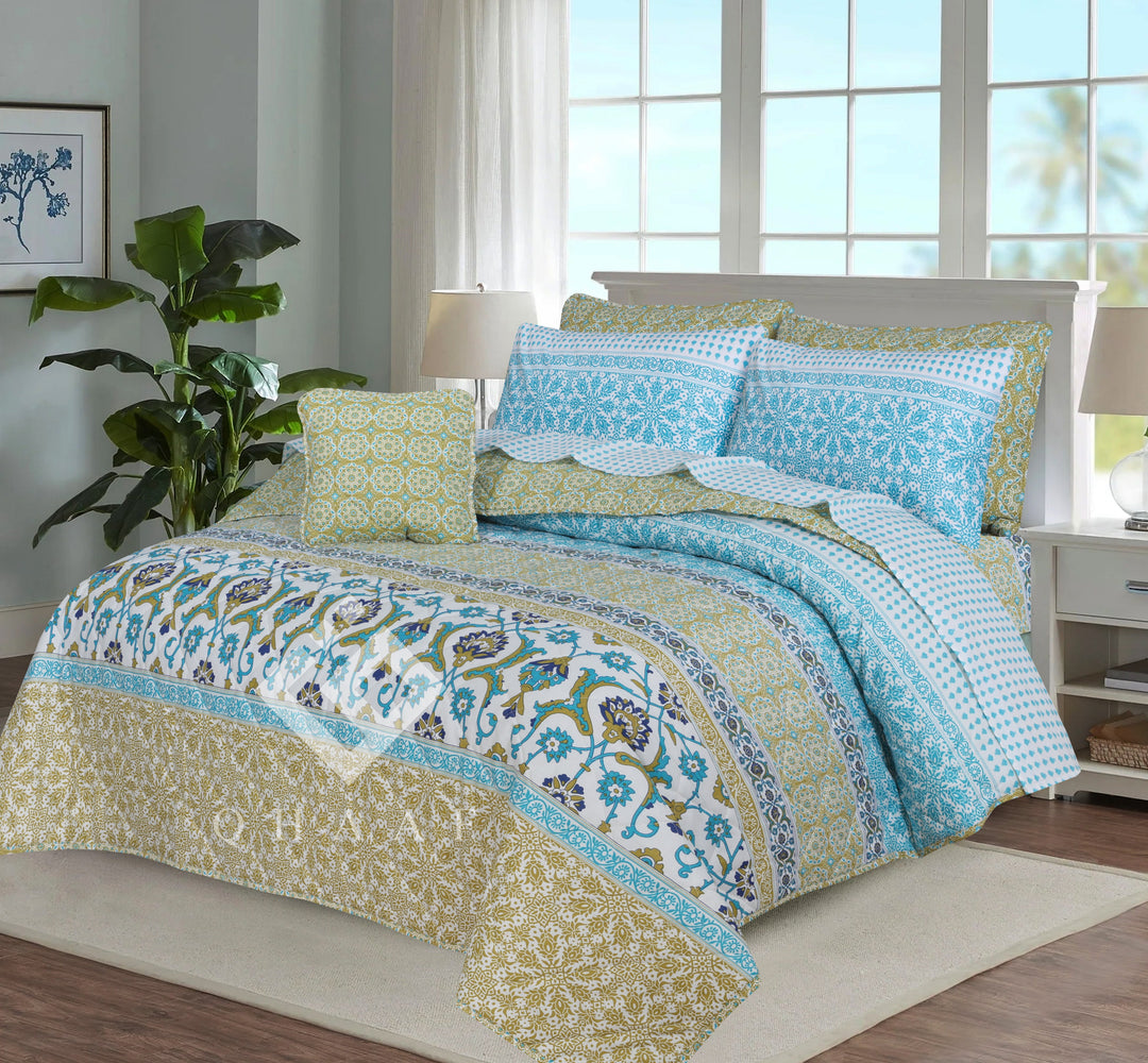 Buy Bed Sheets Set Online in Pakistan | Qhaaf Bedding – qhaaf.com