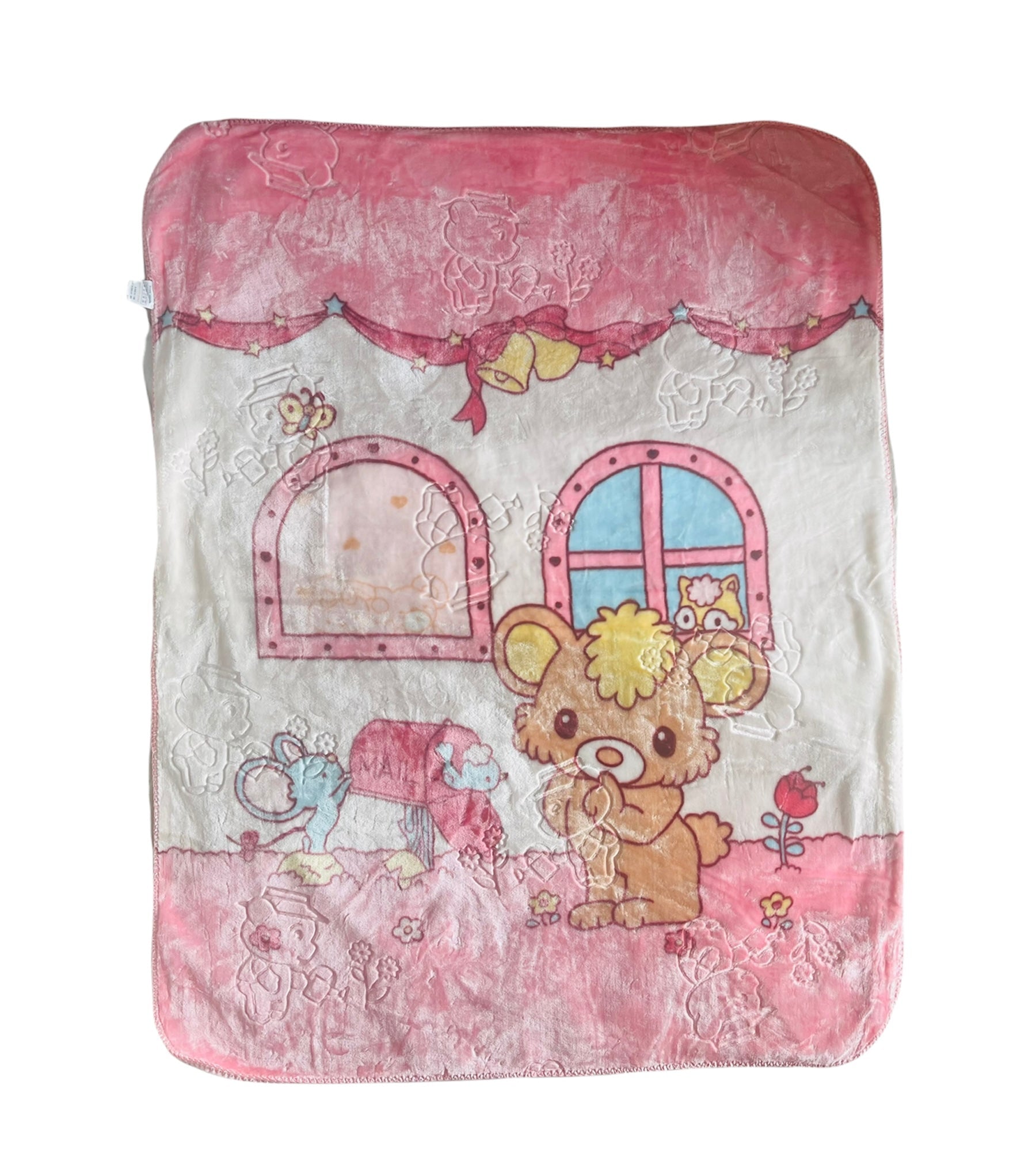 MORA MINKK GLORY BABY BLANKETS PINK MAIL BOX